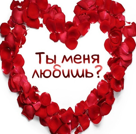 Фото картинки: ты меня любишь?