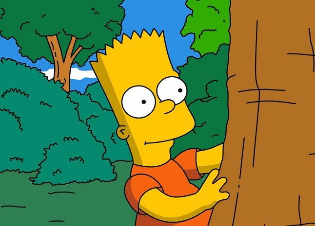 Картинки и Рисунки Барта Симпсона для срисовки