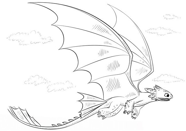 Картинки и Рисунки Беззубика для срисовки